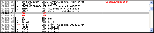 Code modifié